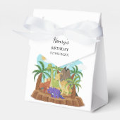 恐竜の誕生日パーティー フェイバーボックス (正面サイド)