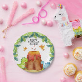 恐竜の誕生日パーティー ペーパープレート (パーティー)