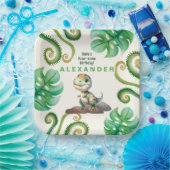 恐竜の誕生日パーティー ペーパープレート (パーティー)