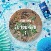 恐竜の誕生日パーティー ペーパープレート (パーティー)