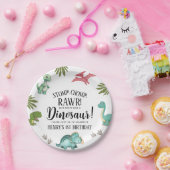 恐竜の誕生日パーティー ペーパープレート (パーティー)