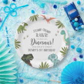 恐竜の誕生日パーティー ペーパープレート (パーティー)