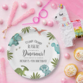 恐竜の誕生日パーティー ペーパープレート (パーティー)