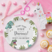 恐竜の誕生日パーティー ペーパープレート (パーティー)