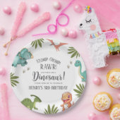 恐竜の誕生日パーティー ペーパープレート (パーティー)