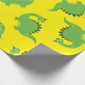 恐竜の誕生日パーティー ラッピングペーパー (角)