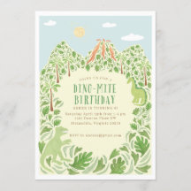 恐竜の誕生日パーティー