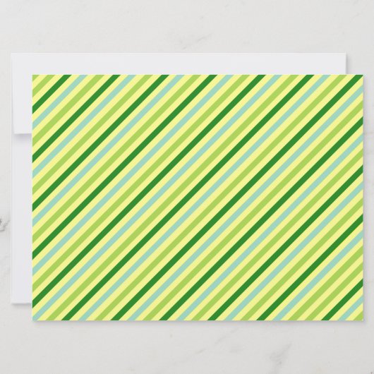 恐竜の誕生日パーティー 招待状 (裏面)