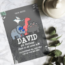 恐竜の誕生日パーティー