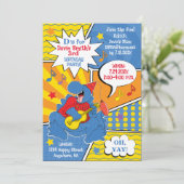 恐竜の誕生日パーティー 招待状 (スタンド正面)