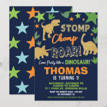 恐竜の誕生日パーティーBash Boy Roarsome