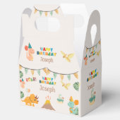 恐竜の誕生日ボックス – 名前をカスタムする フェイバーボックス (オープン)