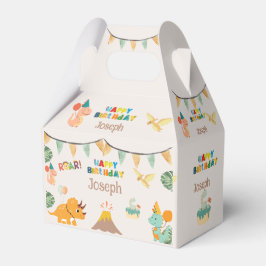 恐竜の誕生日ボックス – 名前をカスタムする フェイバーボックス