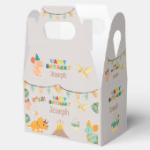 恐竜の誕生日ボックス – 名前をカスタムする フェイバーボックス (オープン)