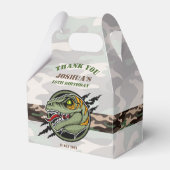 恐竜の誕生日ラプター軍の迷彩傷 フェイバーボックス (正面サイド)