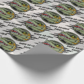 恐竜の誕生日ラプター軍の迷彩傷 ラッピングペーパー (角)