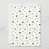 恐竜の誕生日恐竜T-Rex先史時代のパーティー 招待状 (裏面)