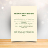 恐竜の誕生日招待状ストンプチョンプロアキッズ 招待状