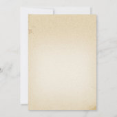 恐竜の誕生日招待状　恐竜パーティー 招待状 (裏面)