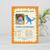恐竜の誕生日招待状 招待状 (スタンド正面)