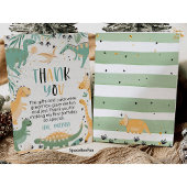 恐竜の誕生日3つのレックスサンキューボーイディノ 招待状