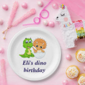 恐竜の誕生日 ペーパープレート (パーティー)