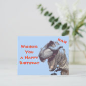 恐竜の誕生日 ポストカード (スタンド正面)