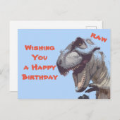 恐竜の誕生日 ポストカード (正面/裏面)