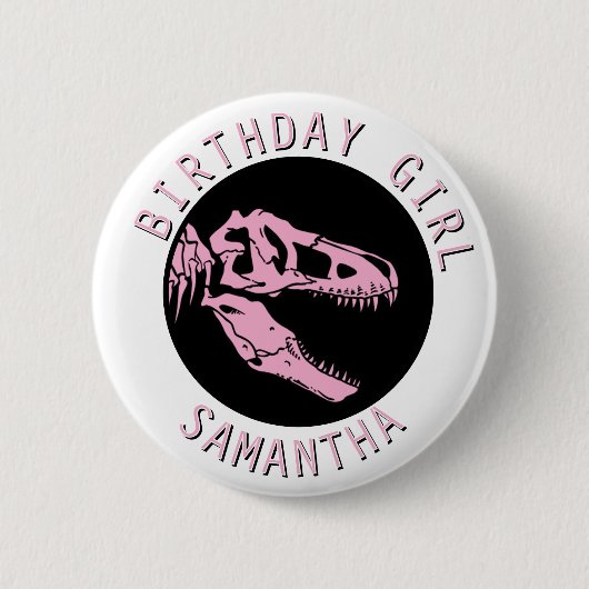 恐竜の誕生日 缶バッジ (正面)