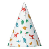 恐竜の誕生日 T-Rex 子供 ジュラ紀 動物 パーティー パーティーハット (裏面)