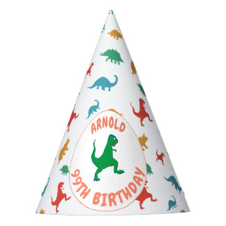 恐竜の誕生日 T-Rex 子供 ジュラ紀 動物 パーティー パーティーハット