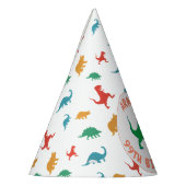 恐竜の誕生日 T-Rex 子供 ジュラ紀 動物 パーティー パーティーハット (左)