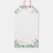 恐竜の誕生日I赤ちゃんシャワーありがとう ギフトタグ (裏面)