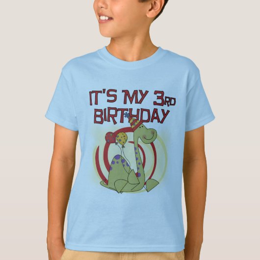 恐竜の誕生日Tシャツとギフト Tシャツ (正面)