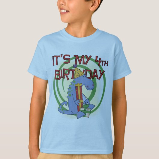 恐竜の誕生日Tシャツとギフト Tシャツ (正面)