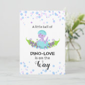 *~* 恐竜の赤ちゃんお披露目会 - 卵が孵化する特別な日への招待状 招待状 (スタンド正面)