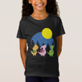 恐竜の赤ちゃんが学校へ Tシャツ (正面)
