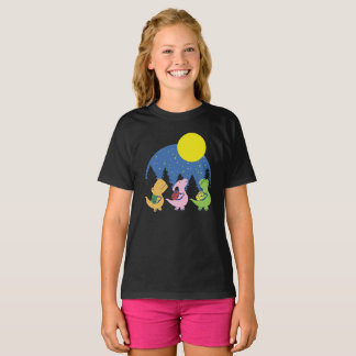 恐竜の赤ちゃんが学校へ Tシャツ