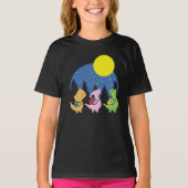 恐竜の赤ちゃんが学校へ Tシャツ (正面)