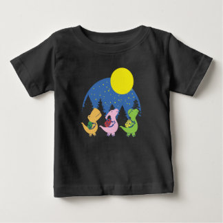 恐竜の赤ちゃんの学校 ベビーTシャツ