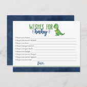 恐竜の赤ちゃんへの願い ポストカード (正面/裏面)