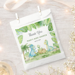 恐竜の赤ちゃんシャワーありがとう フェイバーバッグ