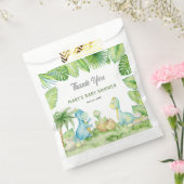 恐竜の赤ちゃんシャワーありがとう フェイバーバッグ (封をした状態)