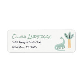 恐竜の赤ちゃんシャワーの方法の小さなDino ラベル