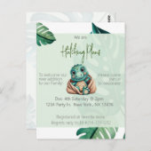 恐竜の赤ちゃんシャワーはがき ポストカード (正面/裏面)