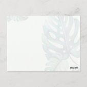 恐竜の赤ちゃんシャワーはがき ポストカード (裏面)