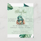 恐竜の赤ちゃんシャワーはがき ポストカード (正面)