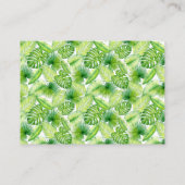 恐竜の赤ちゃんシャワーベビー エンクロージャーカード (裏面)