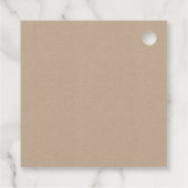 恐竜の赤ちゃんシャワーメッセージカード フェイバータグ (裏面)