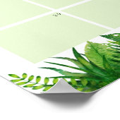 恐竜の赤ちゃんシャワー推定期日 ポスター (角)